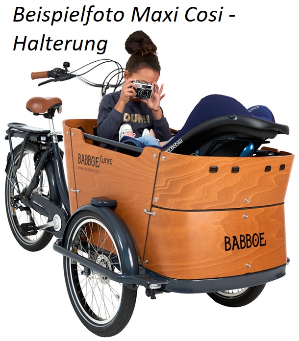 reputatie vriendschap laten we het doen Beo Lastenrad Shop - Die Maxi Cosi Halterung von Babboe ist klasse.